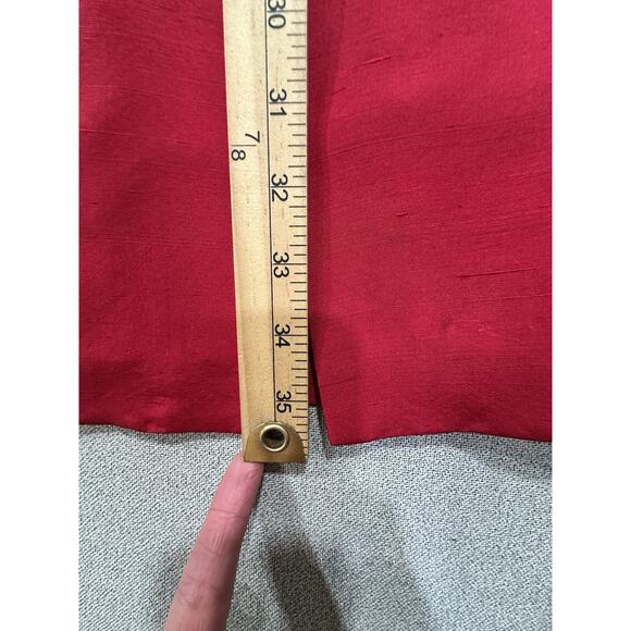 Spenser Jeremy Petites Silk Red Dress Glam Holiday Christmas Party 12 Petite Vtg - Picture 5 of 12